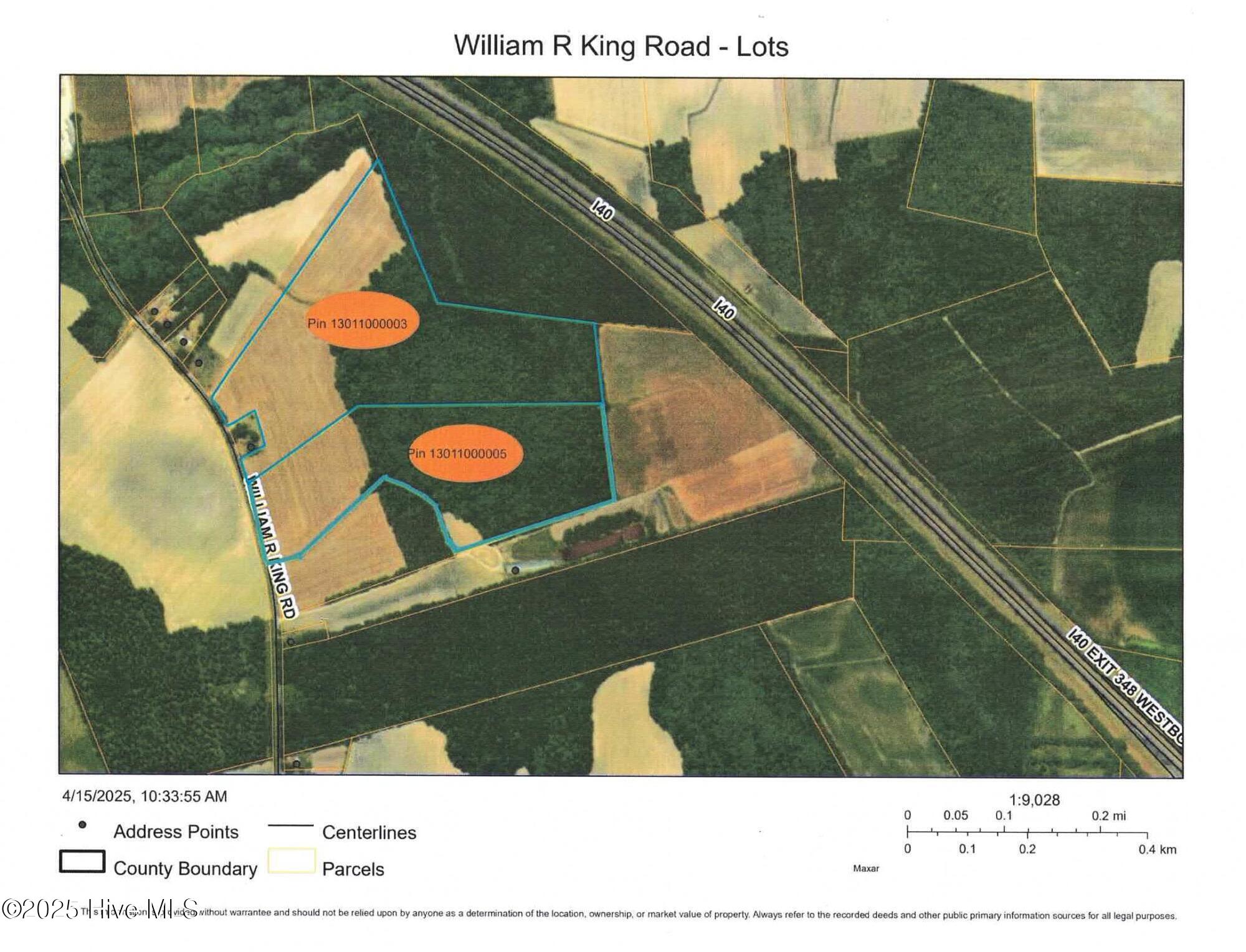 3-4 William R King Road Newton Grove, NC 28366 - Photo 5 of 5 William R King Road Lots