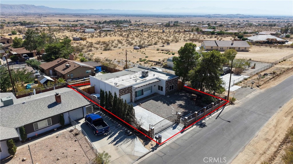 23859 S Road Apple Valley, CA 92307 - Photo 43 of 45 an aerial view of a city with streets