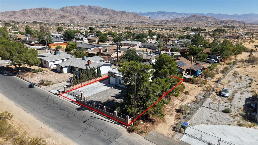 23859 S Road Apple Valley, CA 92307 - Photo 45 of 45 an aerial view of residential house with outdoor space