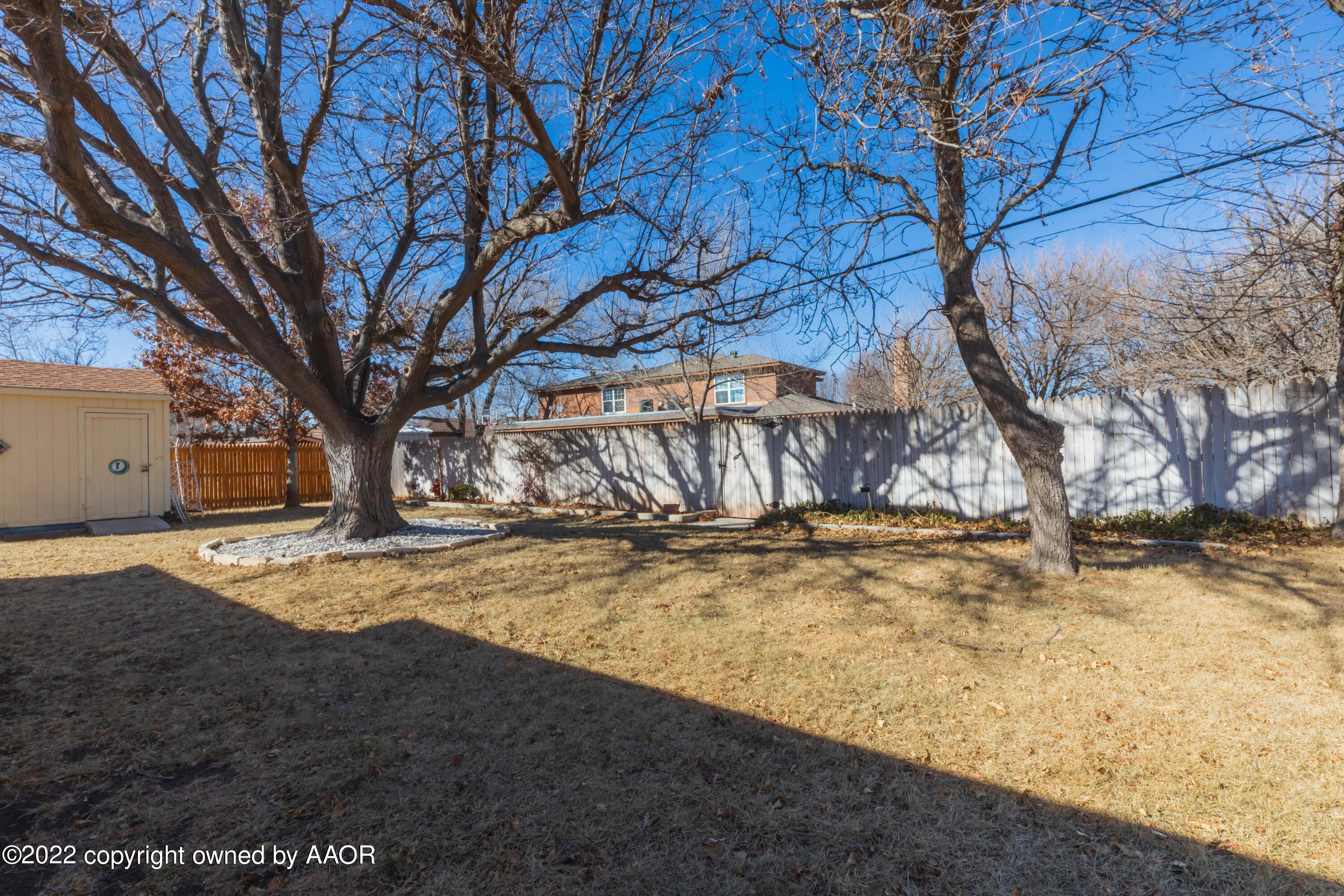 6210 Hanson Road Amarillo, TX 79106 - Photo 42 of 43 BACKYARD VIEW 2