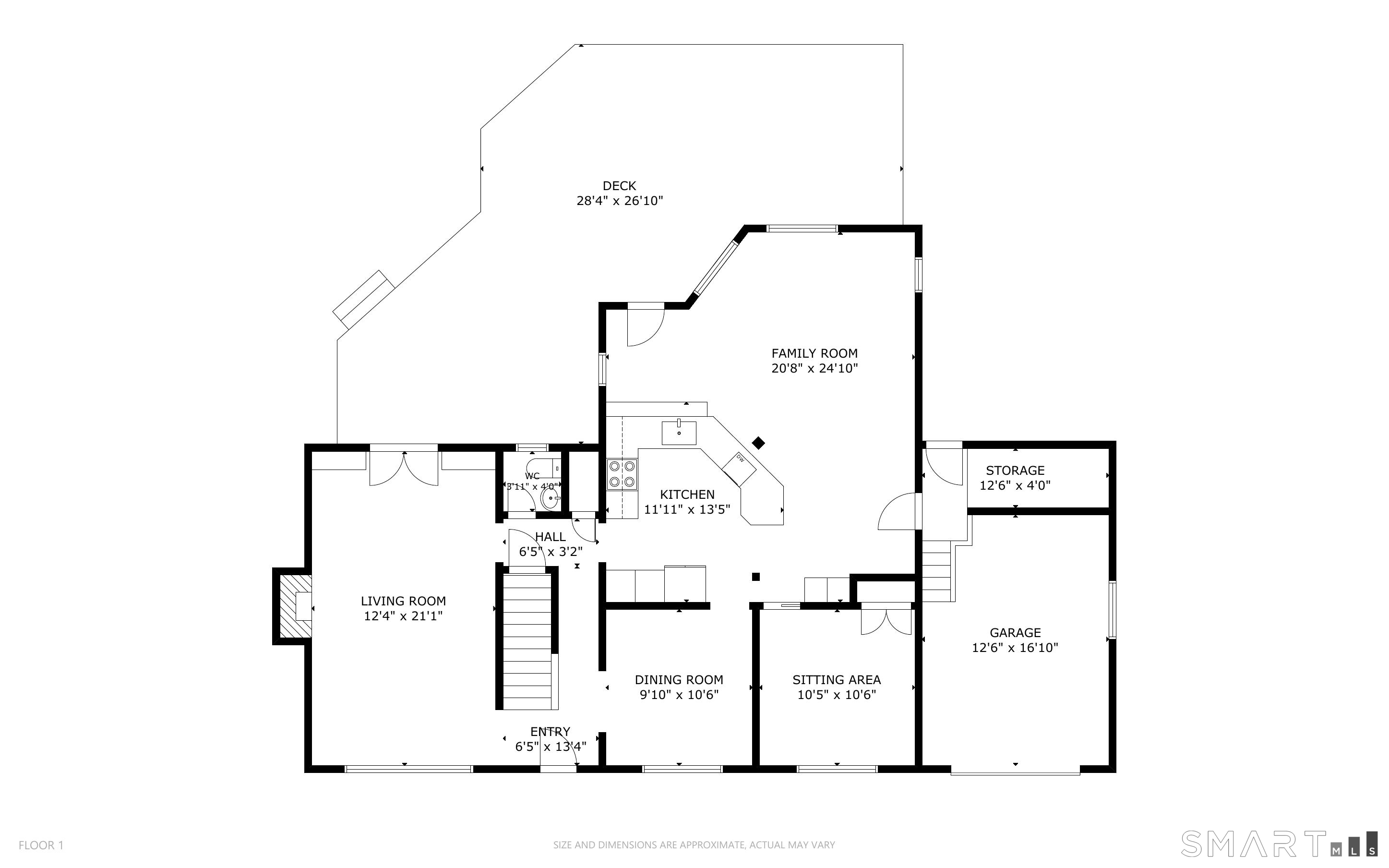 12 Field Crest Road New Canaan, CT 06840 - Photo 4 of 7 a picture of floor plan