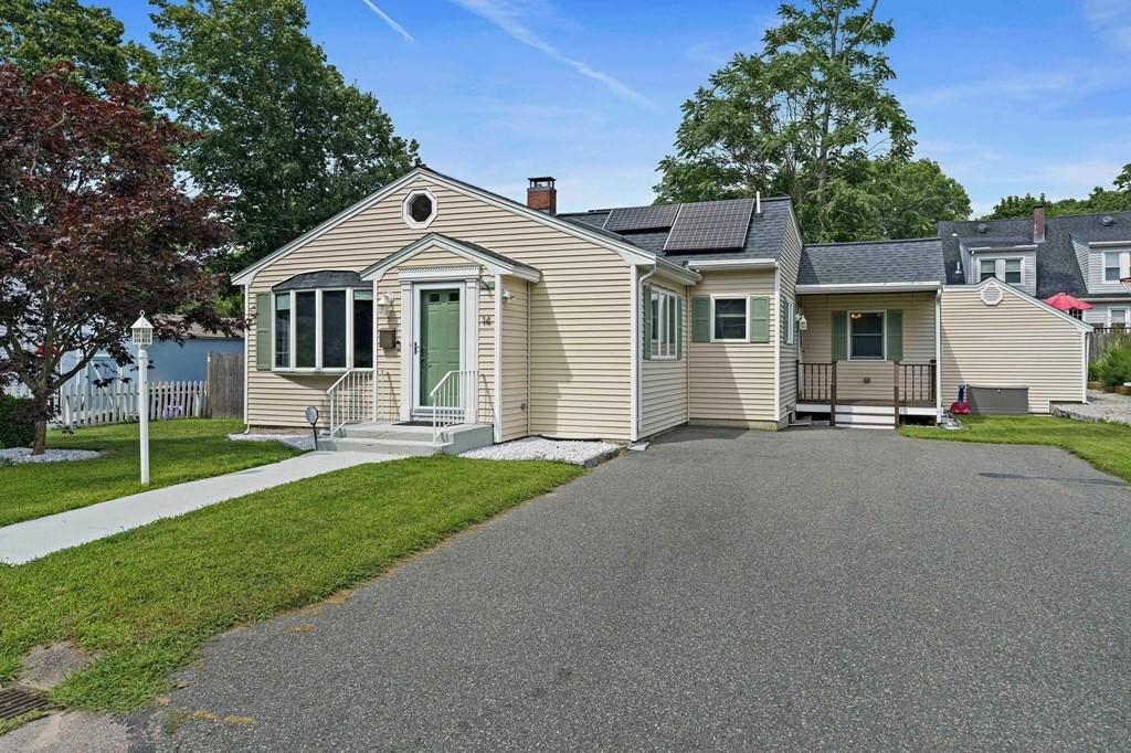 14 Edith Road Weymouth, MA 02189 - Photo 2 of 35 a front view of a house with a yard