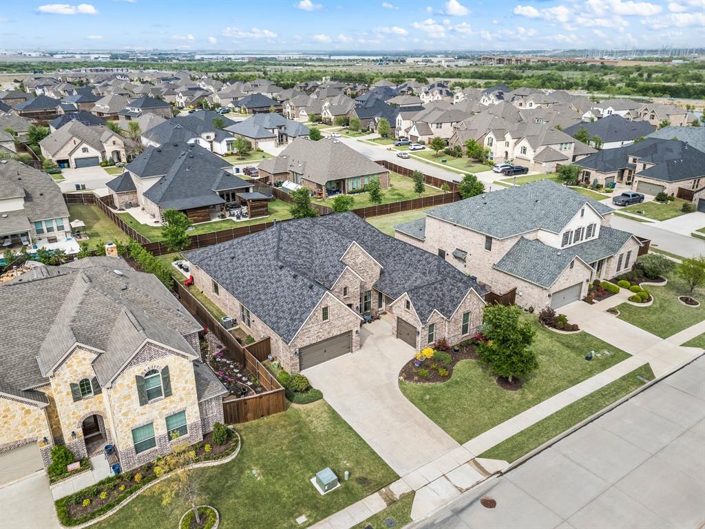 1226 Aster Place Haslet, TX 76052 - Photo 38 of 40 an aerial view of residential houses with outdoor space