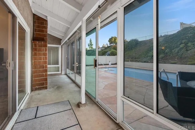 a view of entryway of house