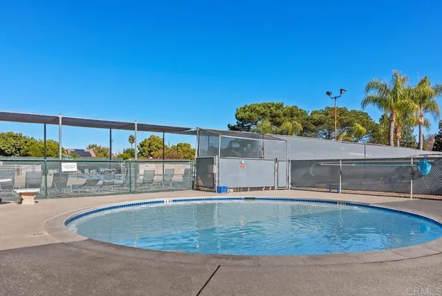 a view of a swimming pool