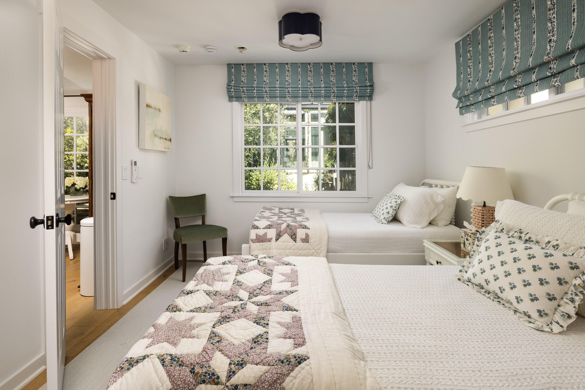 1166 Summit Road Montecito, CA 93108 - Photo 34 of 42 a spacious bedroom with a bed and a window