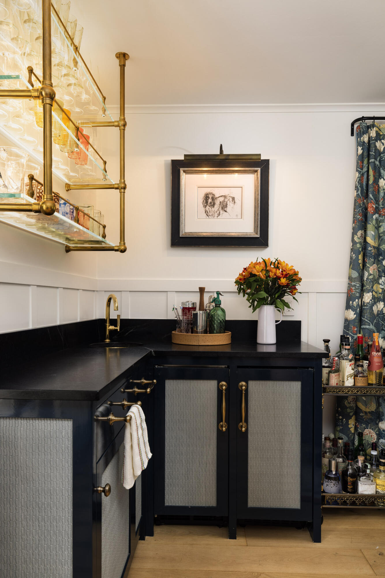 1166 Summit Road Montecito, CA 93108 - Photo 5 of 42 a living room with furniture and flowers