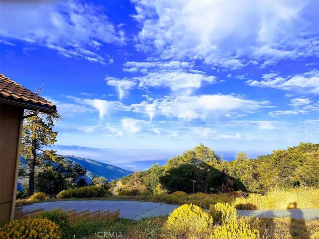 a view of a fireplace in a room