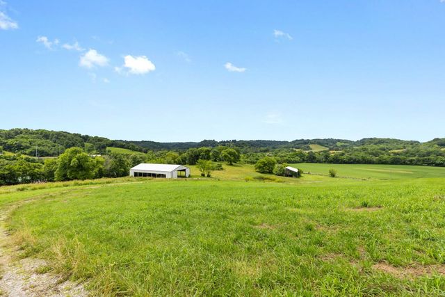 a view of an ocean from a yard
