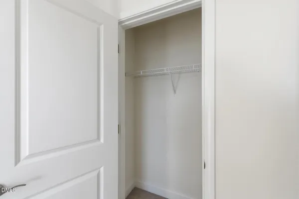 a view of wooden door