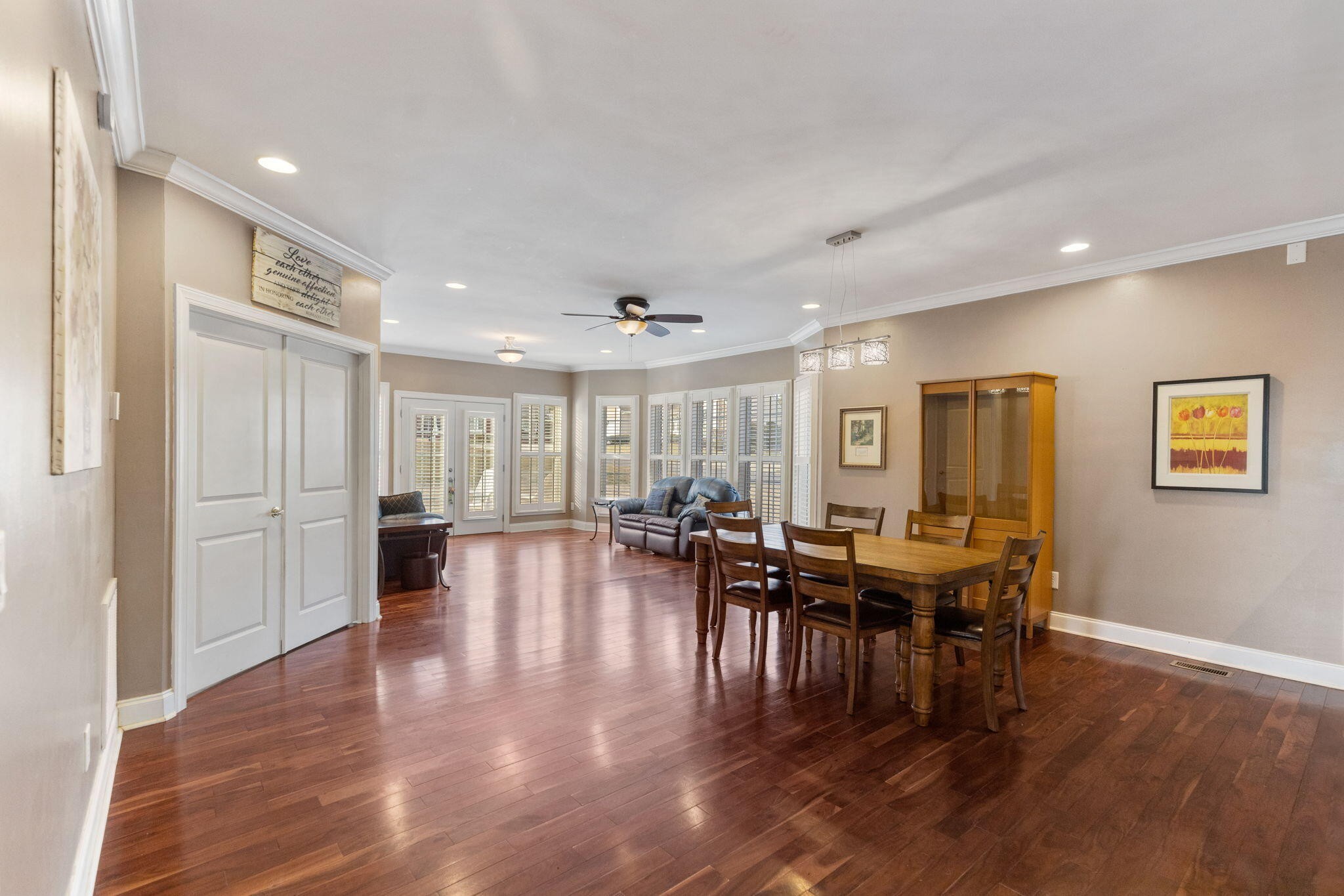 2415 Yellowood Court Cleveland, TN 37312 - Photo 22 of 83 a view of a dining room with furniture window and wooden floor