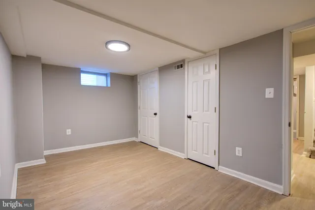 a view of an empty room