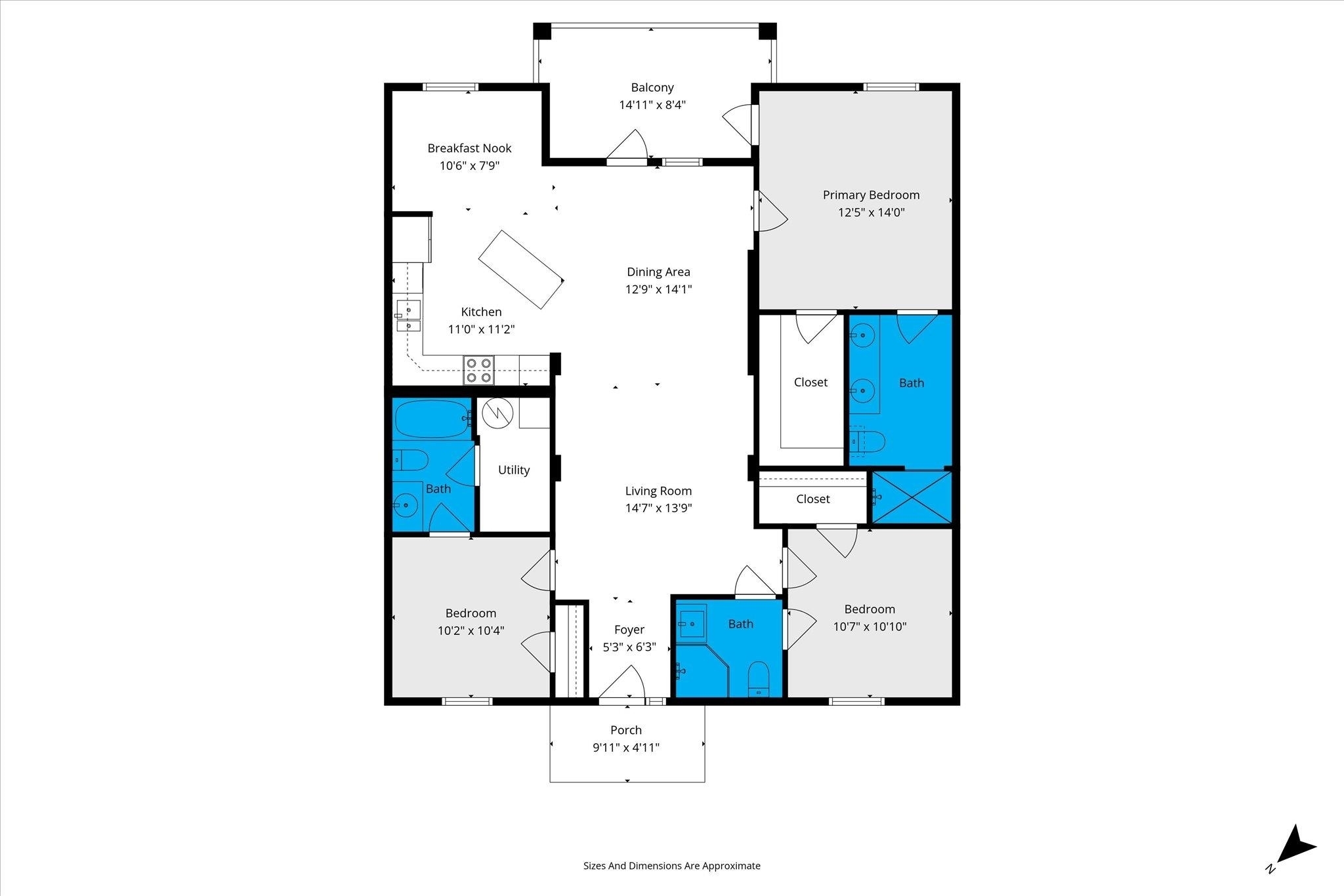1430 Regency Road, Unit C202 Gulf Shores, AL 36542 - Photo 27 of 27 Floorplan