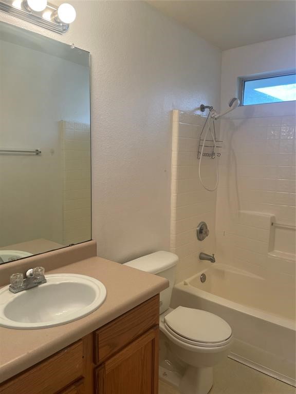 3201 C El Salido Parkway, Unit 221 Cedar Park, TX 78613 - Photo 18 of 18 a bathroom with a sink toilet mirror and shower