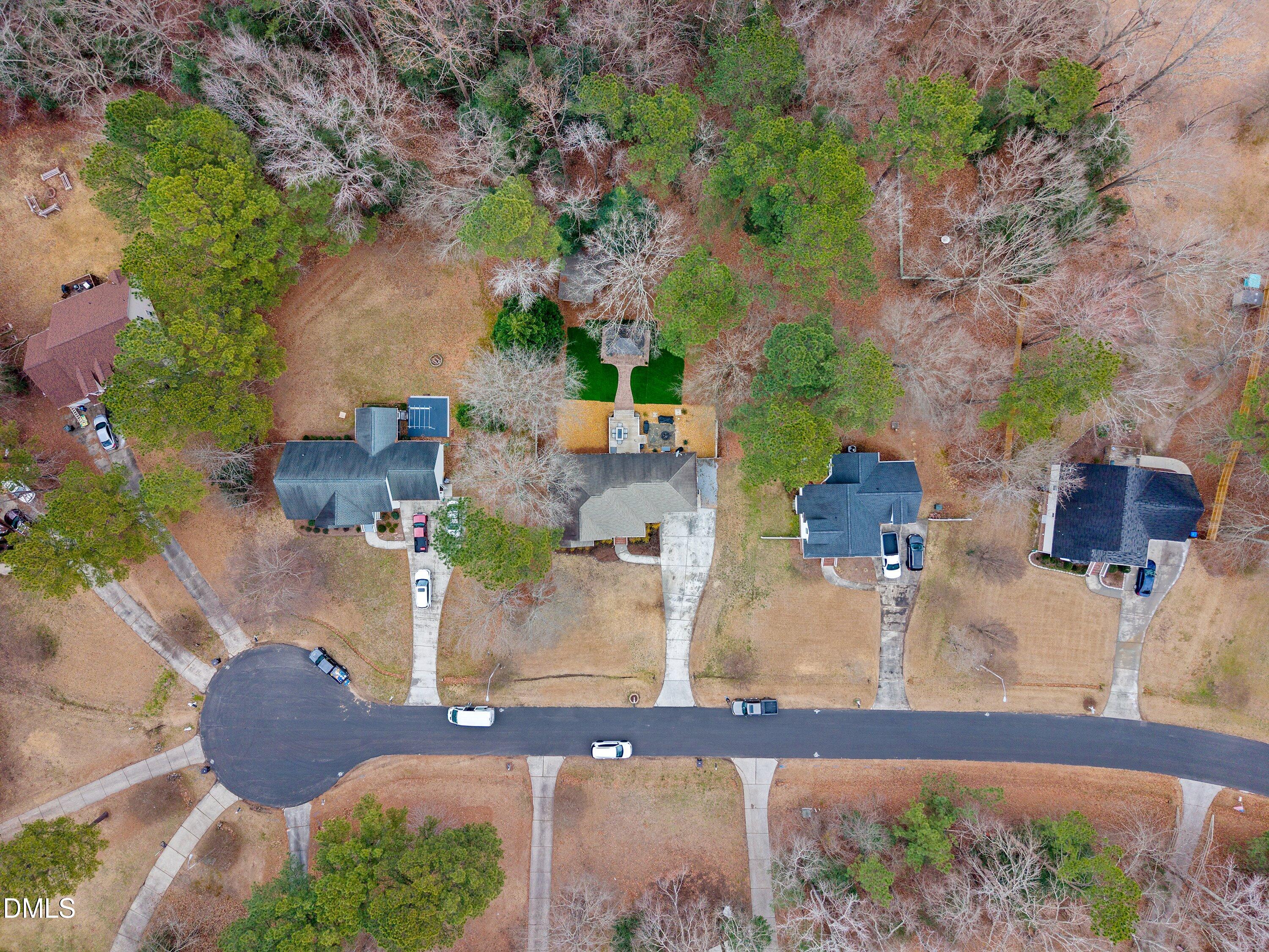 234 Linville Lane Willow Spring, NC 27592 - Photo 30 of 34 an aerial view of a house with outdoor space