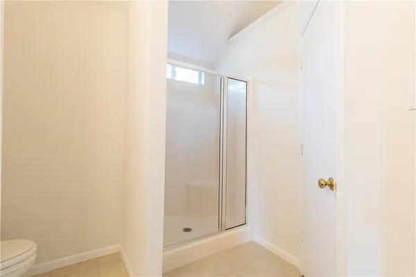 a view of bathroom with a shower