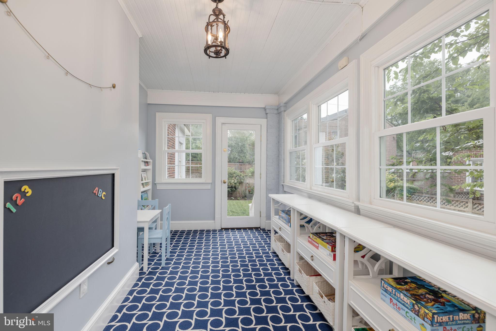 3035 Military Road Northwest Washington, DC 20015 - Photo 19 of 59 Magnetic Chalk Board in Den/Sunroom