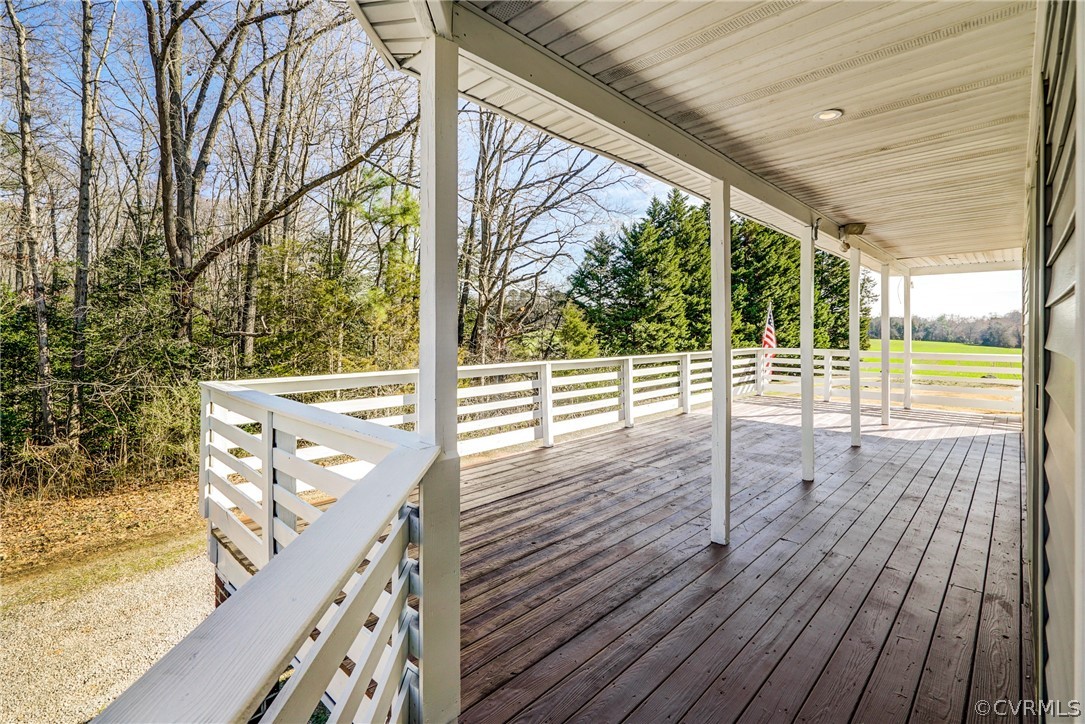 528 Three Chopt Road Manakin-Sabot, VA 23103 - Photo 42 of 50 a view of a balcony with wooden floor
