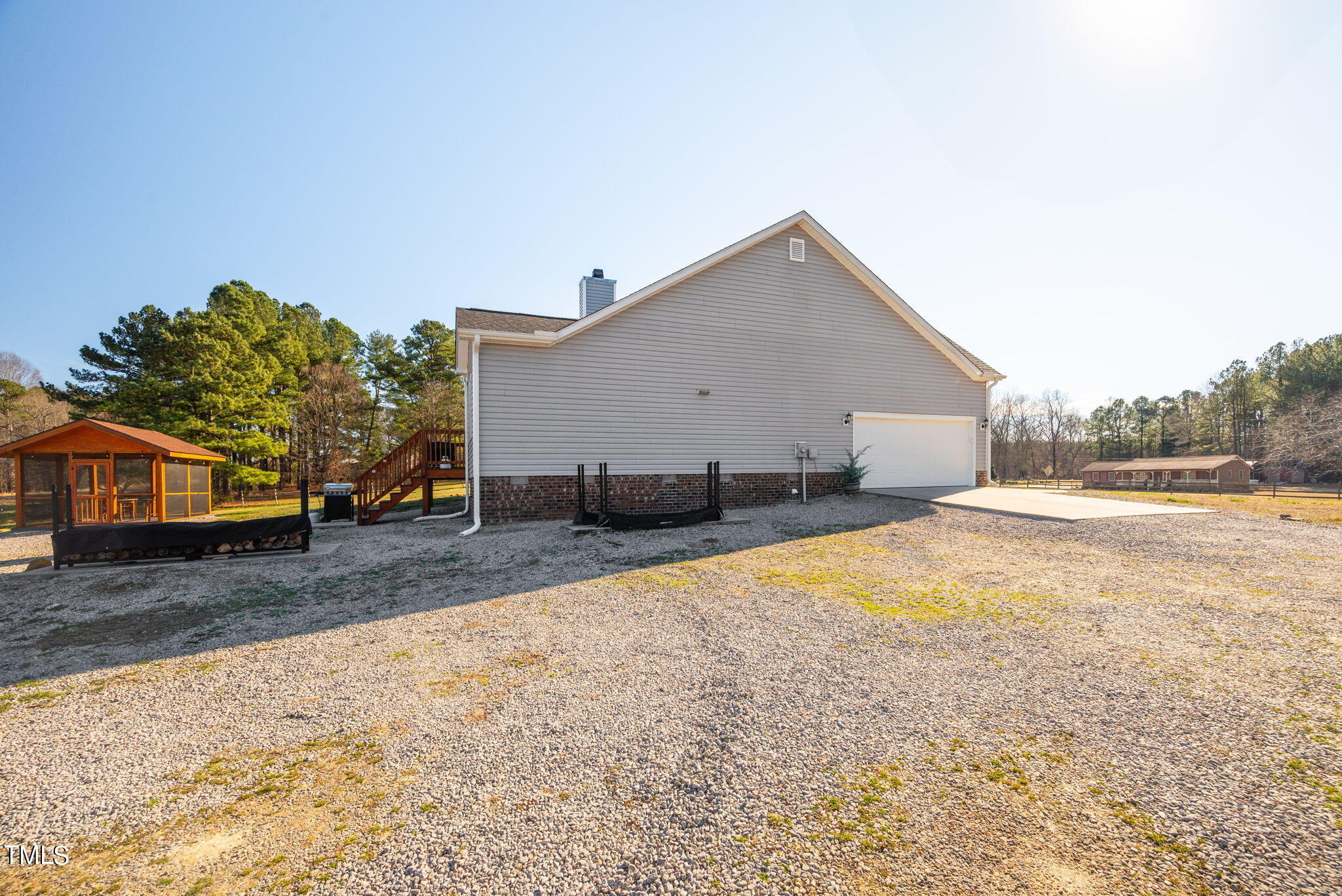 1428 Spring Valley Lake Road Henderson, NC 27537 - Photo 75 of 92 Left side of home