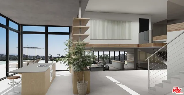 a view of a mountain in the distance