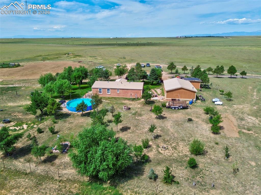 35875 Shear Road Yoder, CO 80864 - Photo 33 of 45 a view of a lake with beach and ocean view
