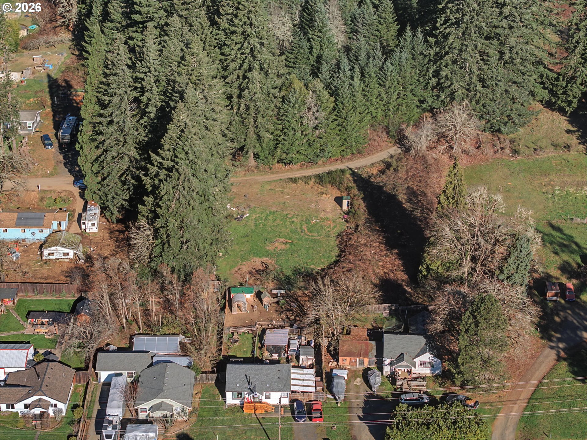 Fir Street Noti, OR 97461 - Photo 5 of 5 an aerial view of a city