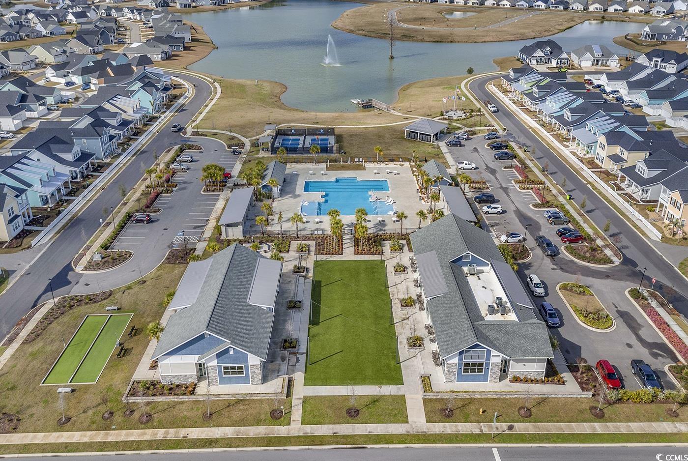 296 Switchgrass Loop Little River, SC 29566 - Photo 38 of 40 Birds eye view of property with a water view