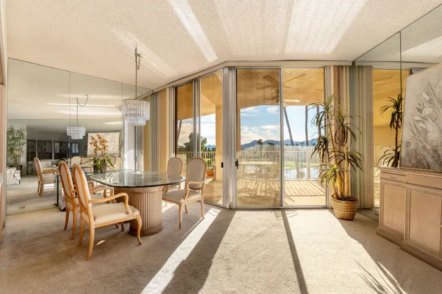 a living room filled with furniture