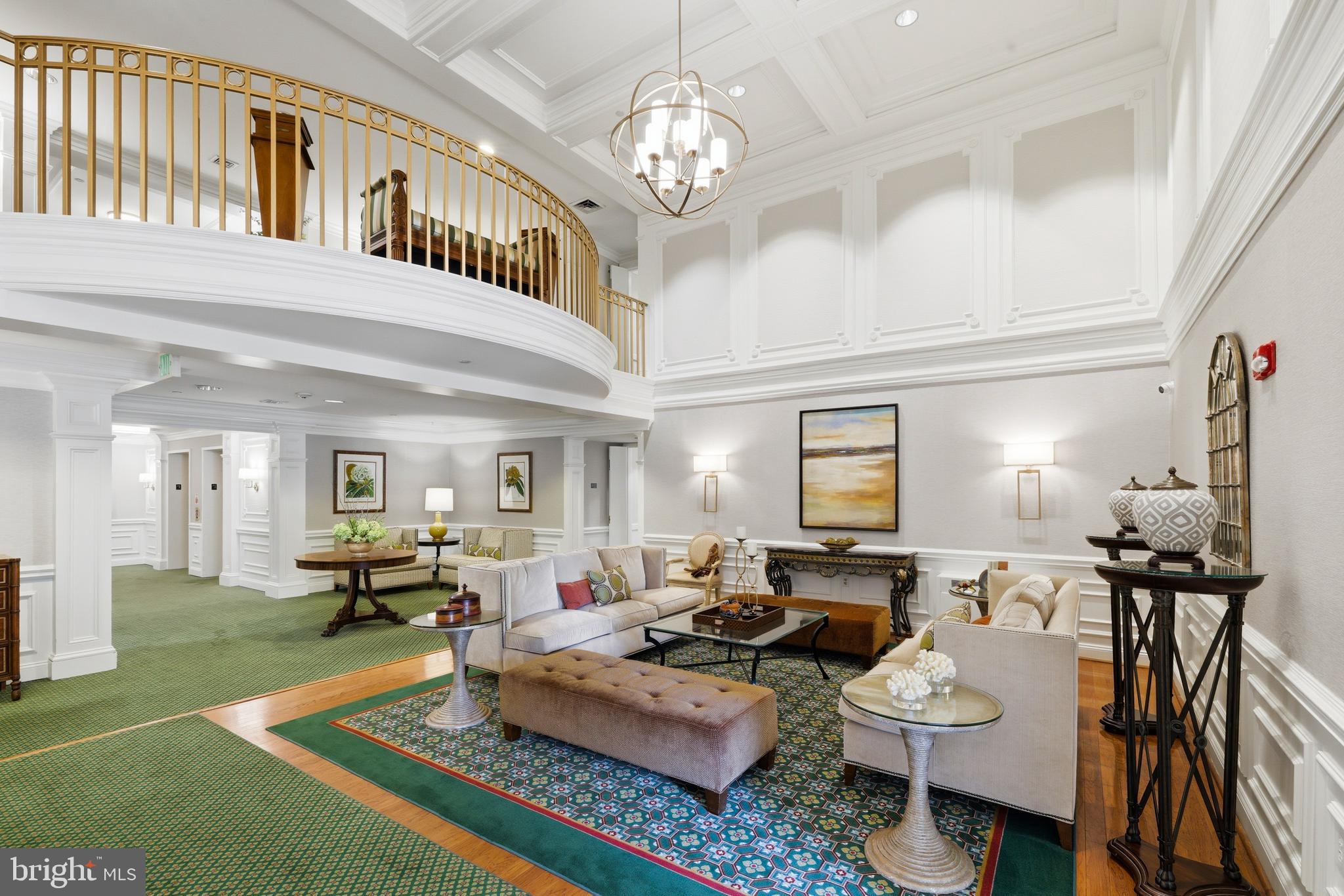 12240 Roundwood Road, Unit 605 Lutherville-Timonium, MD 21093 - Photo 33 of 38 Posh Lobby recently remodeled