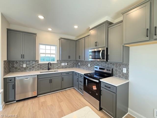 1823 Parham Drive Graham, NC 27253 - Photo 14 of 32 painted cabinets in the kitchen