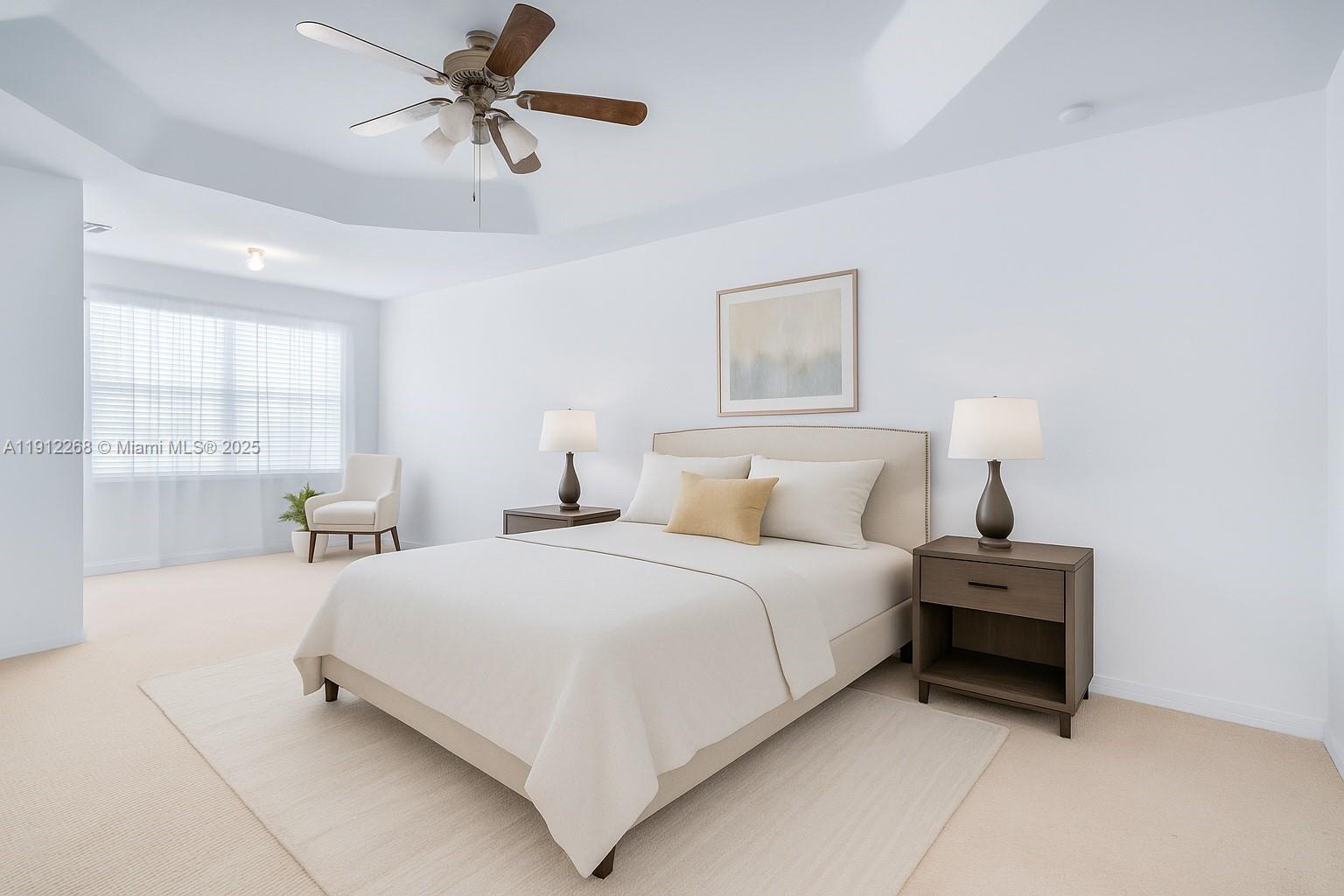 16285 Southwest 19th Street Miramar, FL 33027 - Photo 14 of 36 a bedroom with a bed and window