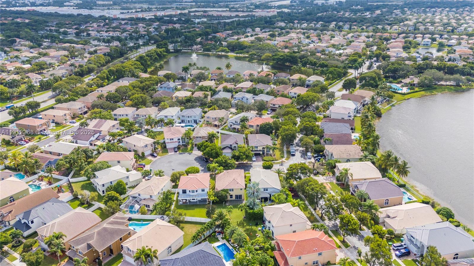 16285 Southwest 19th Street Miramar, FL 33027 - Photo 27 of 36 an aerial view of residential houses with outdoor space