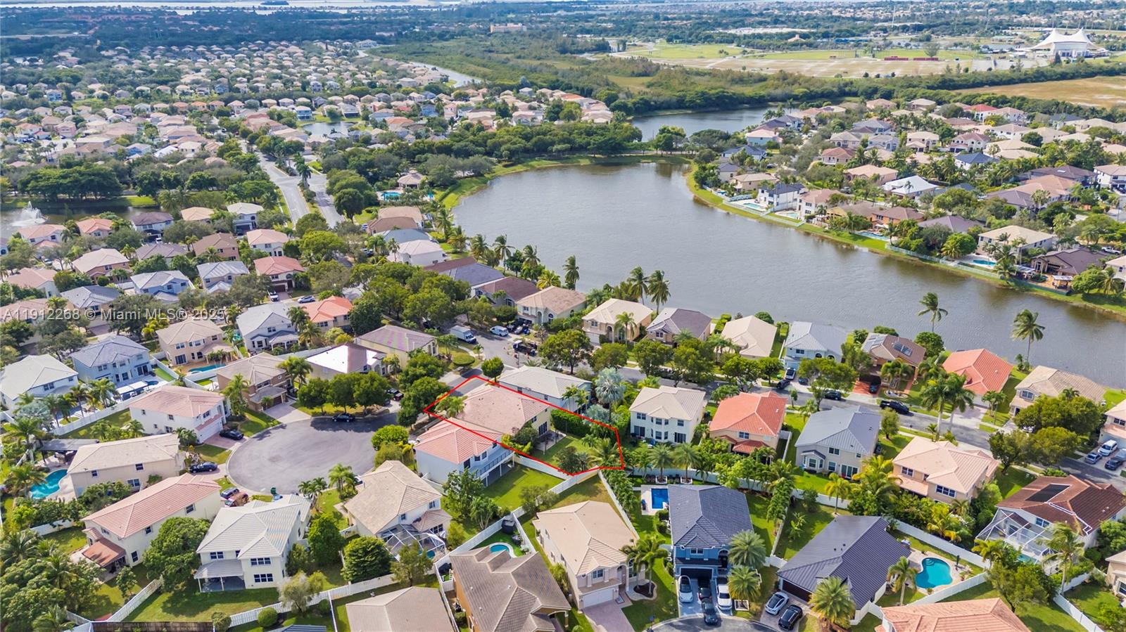 16285 Southwest 19th Street Miramar, FL 33027 - Photo 28 of 36 a city view with lake view