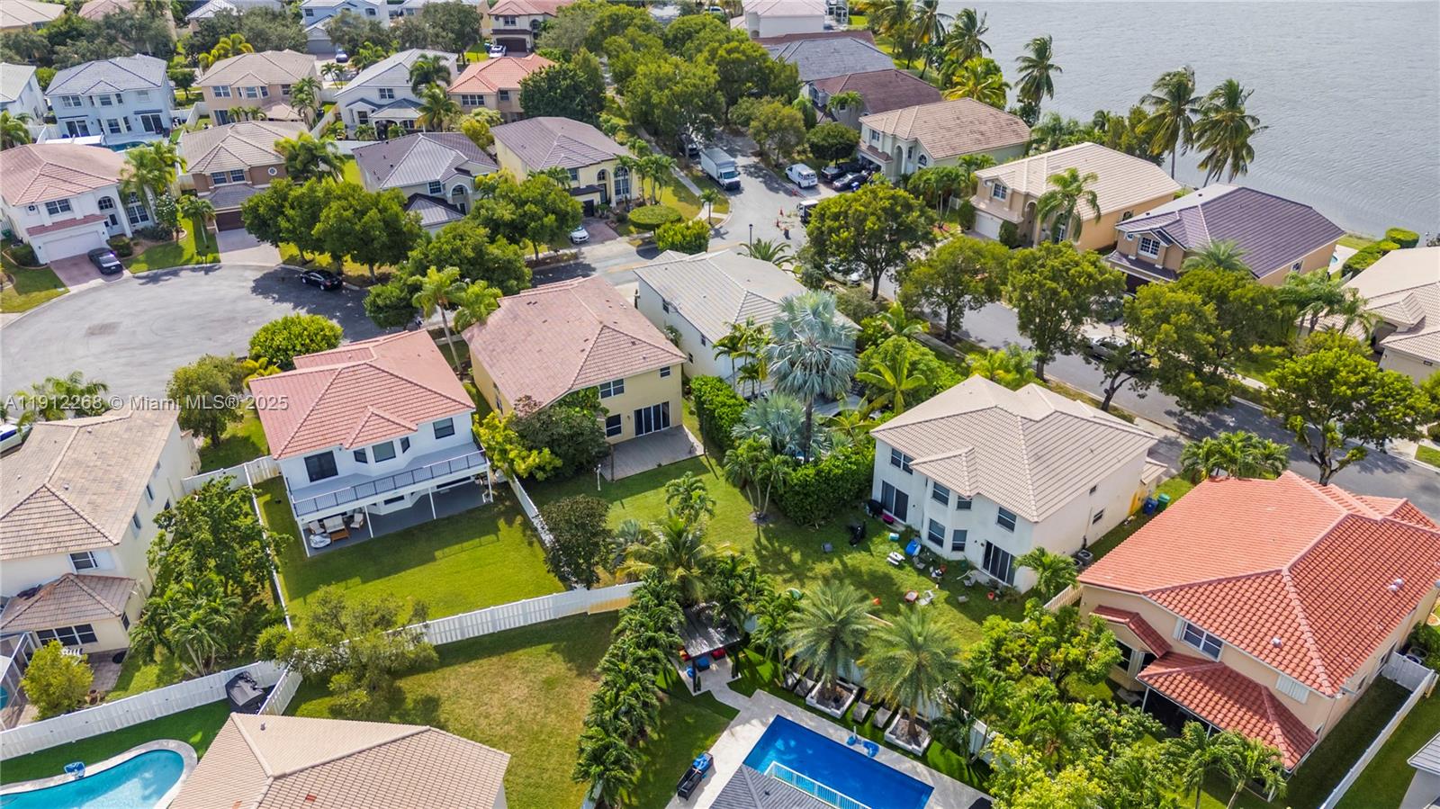 16285 Southwest 19th Street Miramar, FL 33027 - Photo 30 of 36 an aerial view of residential houses with outdoor space
