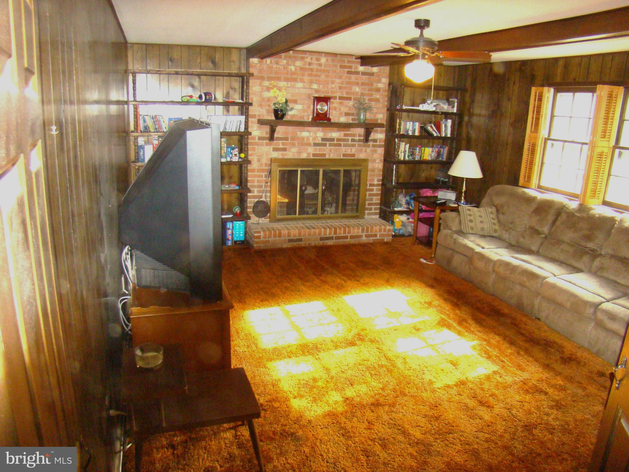 509 Clarks Run Road La Plata, MD 20646 - Photo 25 of 30 Family Room w brick fireplace off Kitchen