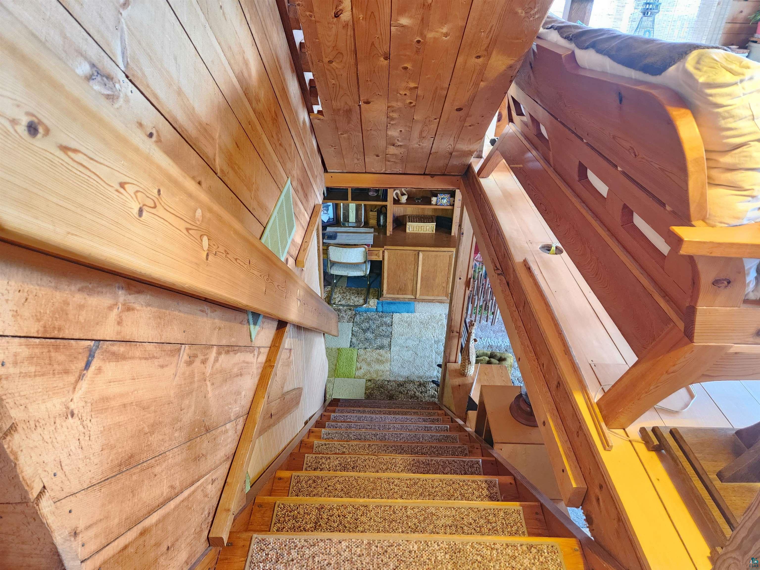 332 North 1st Street Bayfield, WI 54814 - Photo 19 of 30 stairway to lower level
