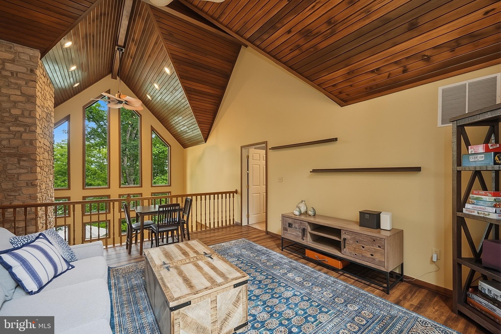1342 Stockslager Road Oakland, MD 21550 - Photo 59 of 118 Upper level loft w/treehouse view!