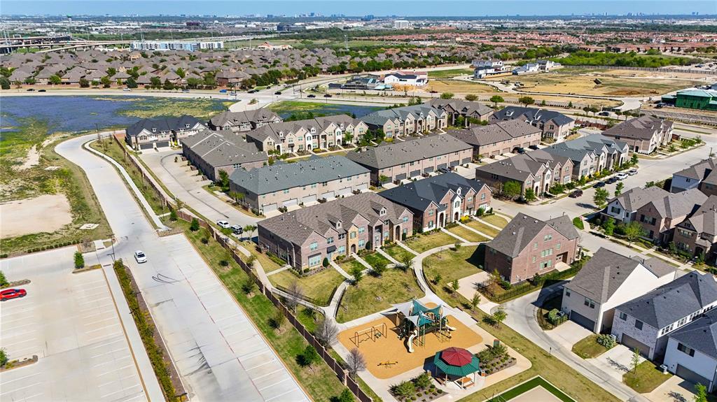 631 Cobblestone Lane Irving, TX 75039 - Photo 30 of 32 an aerial view of residential houses with outdoor space