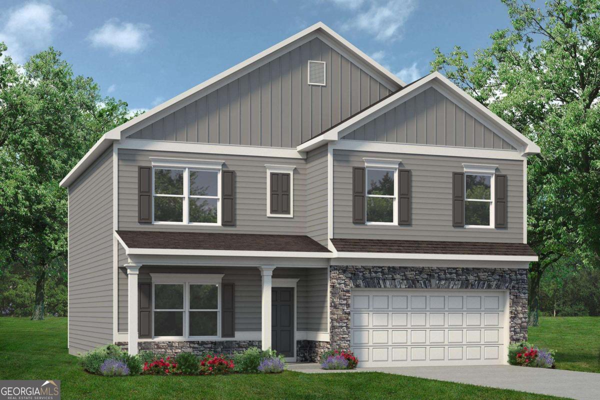 234 Shantz Way, Unit (LOT A34) Byron, GA 31008 - Photo 1 of 23 a front view of a house with garden