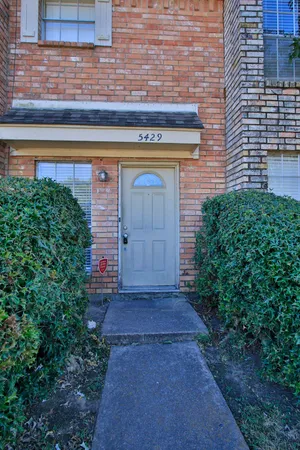 a view of front door of house