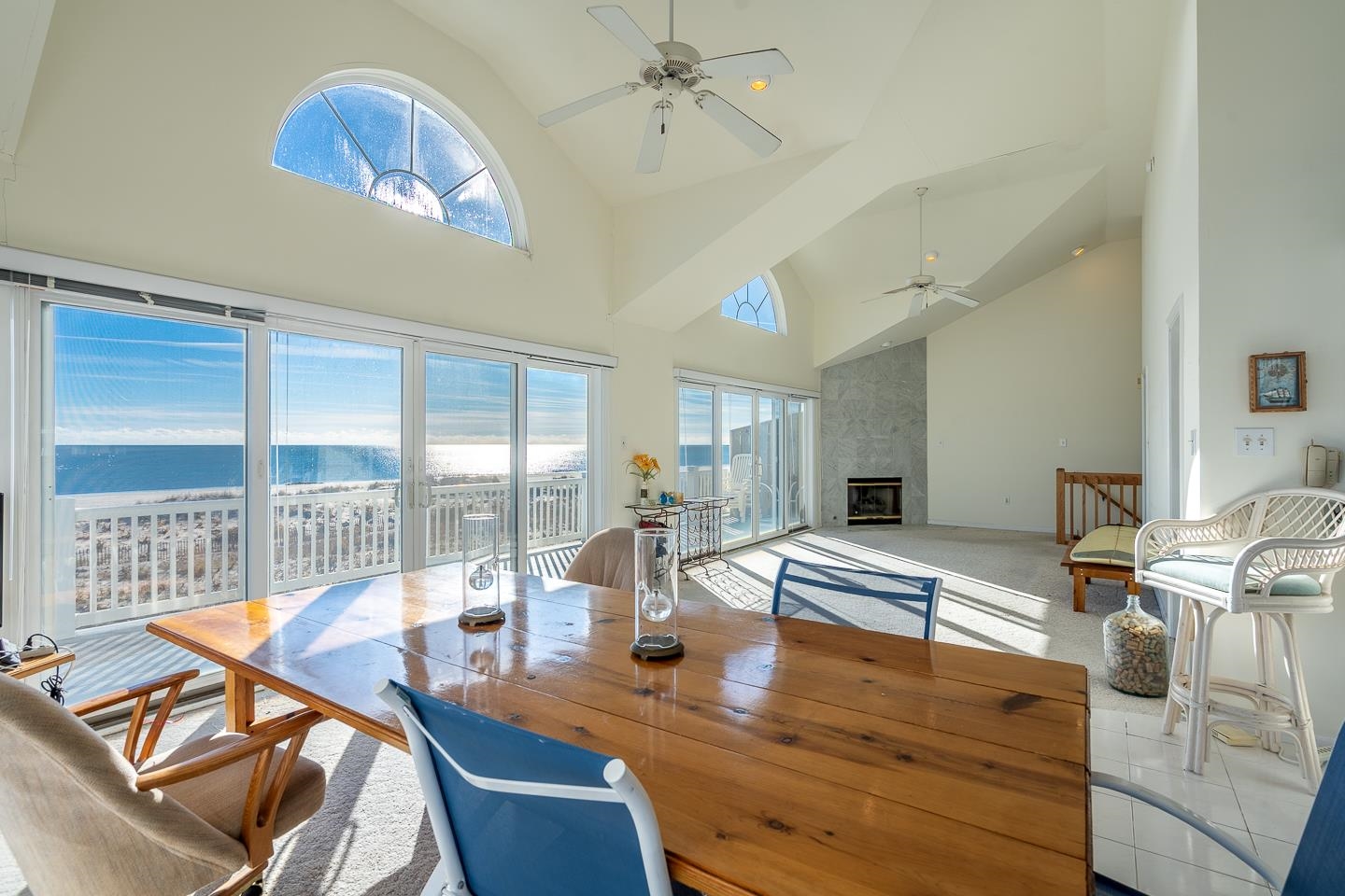 12 82nd Street, Unit NORTH Sea Isle City, NJ 08243 - Photo 8 of 26 a living room with furniture large window and wooden floor