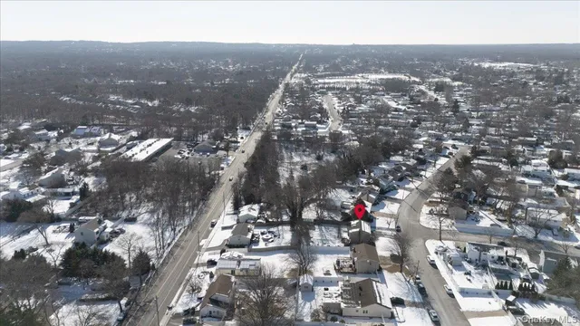an aerial view of city
