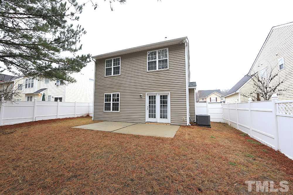 6020 Brambleberry Way Raleigh, NC 27616 - Photo 13 of 14 Home has vinyl siding and gutters for easy maintenance.