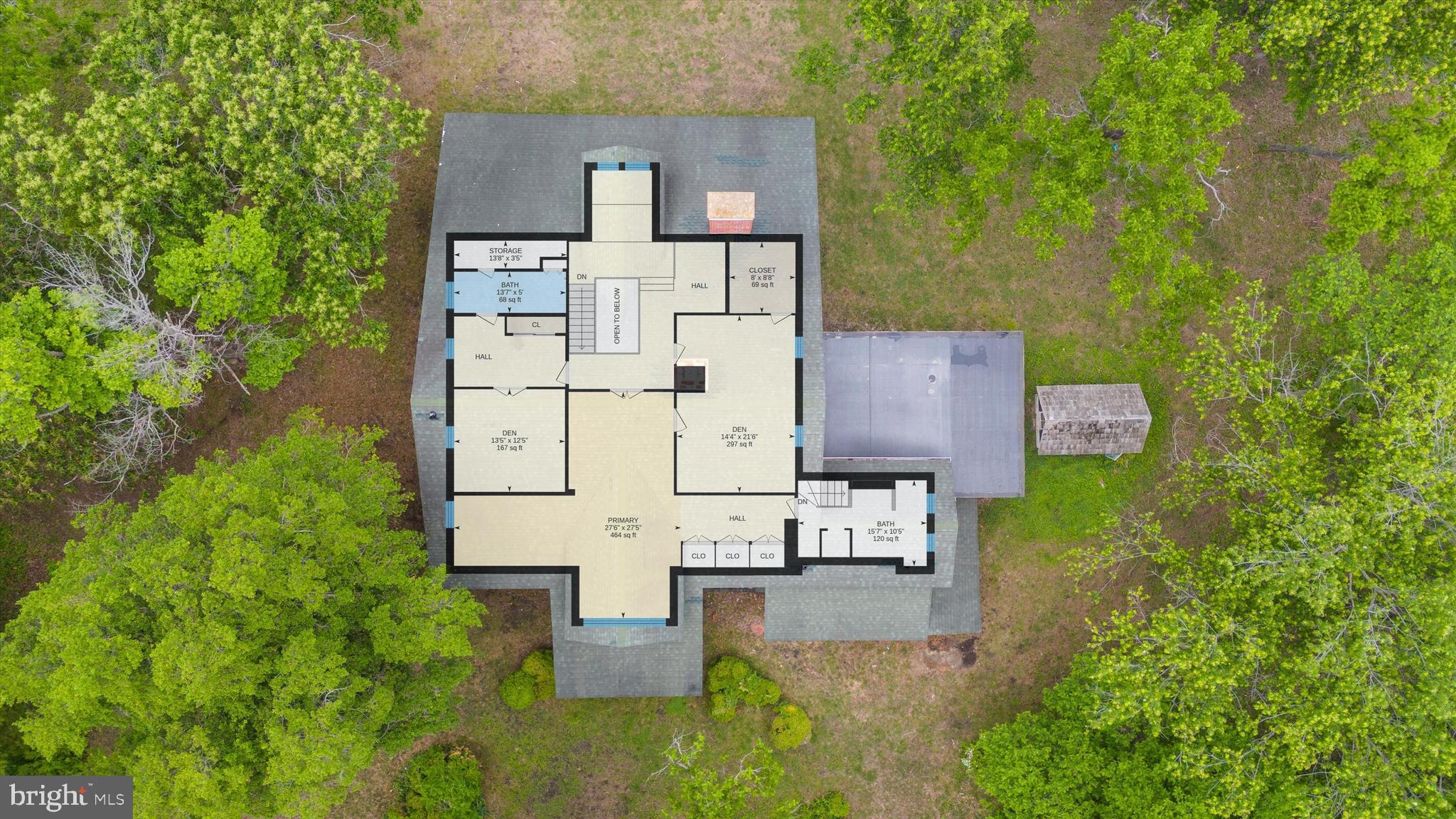 500 Nesbit Road Queenstown, MD 21658 - Photo 51 of 53 an aerial view of residential houses with outdoor space and trees all around
