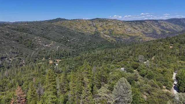 a view of a mountain in the distance