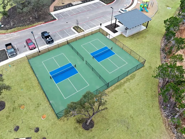 a view of a big yard with pool