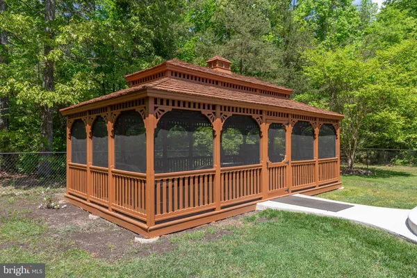 a view of outdoor space with seating