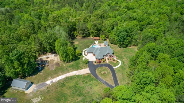 a house view with a garden