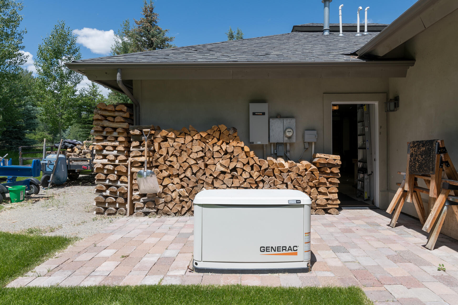 102 Willow Road Blaine County, ID 83333 - Photo 29 of 38 Generator and firewood