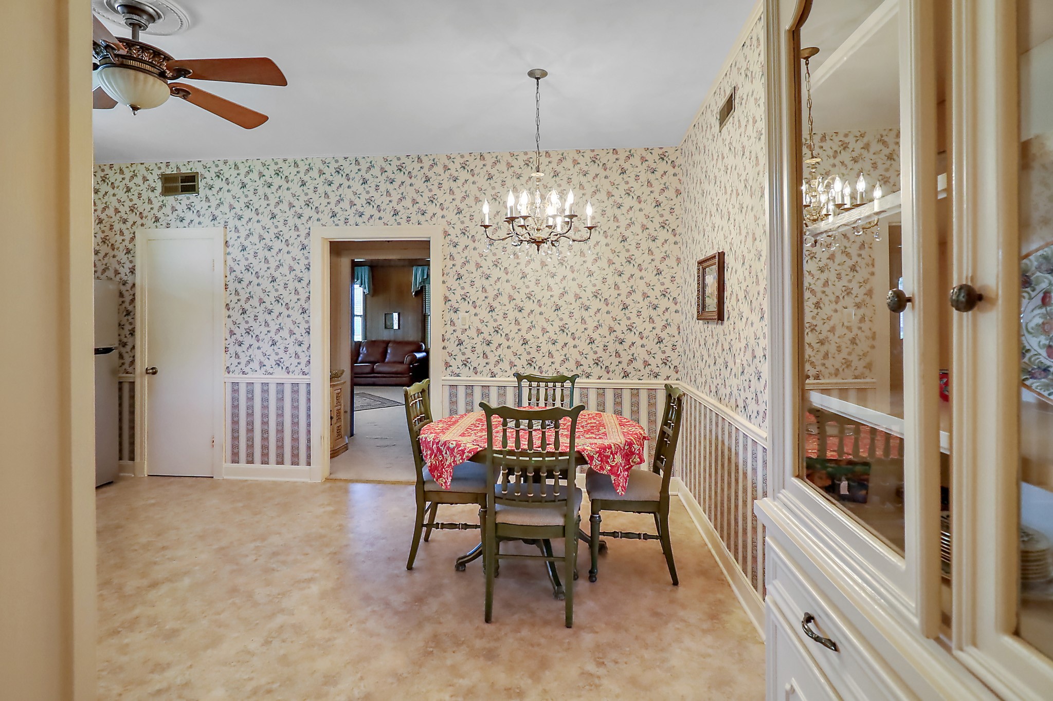 405 Park Street Anahuac, TX 77514 - Photo 14 of 37 The kitchen also has built ins, a signature of this age home.